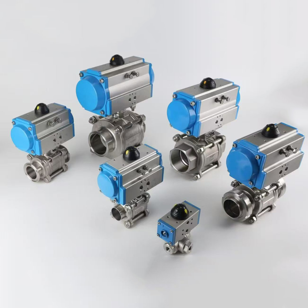 Pneumatic Quick Clamp Ball Valve